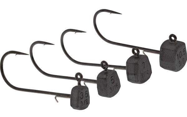 Têtes plombées Westin Ned Jig Head Black Nickel Tungsten #3/0 (2 pcs)