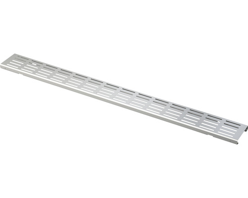Alcadrain rooster voor afvoergoot voor gevel- en terrasafwatering MW 54/6 roestvrij staal 998 mm x 100 mm x 20 mm