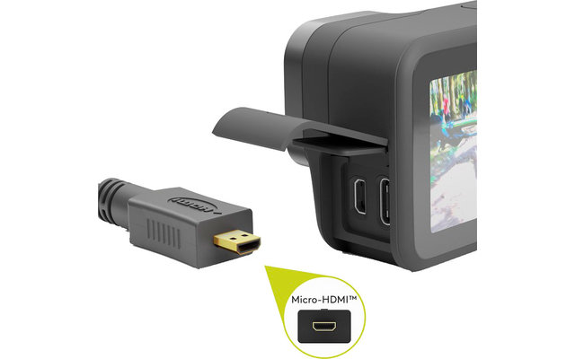 Goobay HDMI/Micro HDMI Kabel mit Ethernet