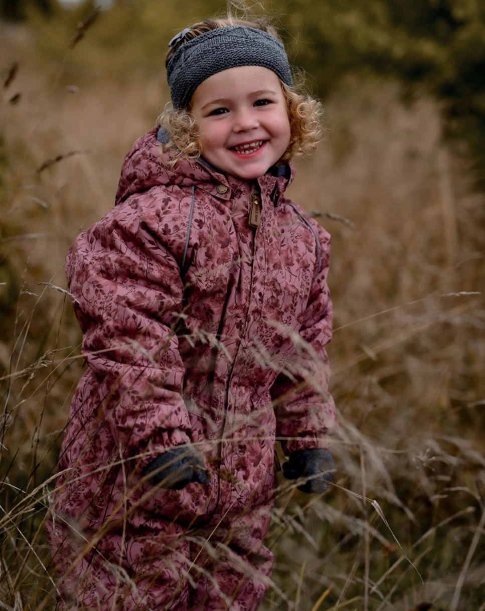 Schneeanzug FLORAL AOP in mink