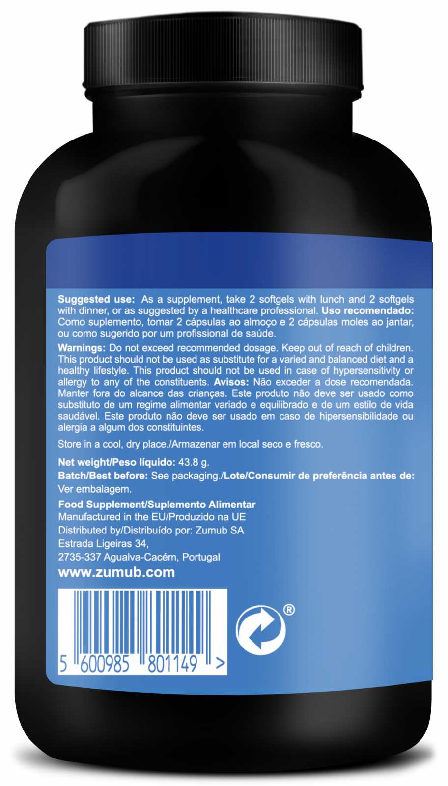 Zumub CLA 30 cápsulas gelatinosas