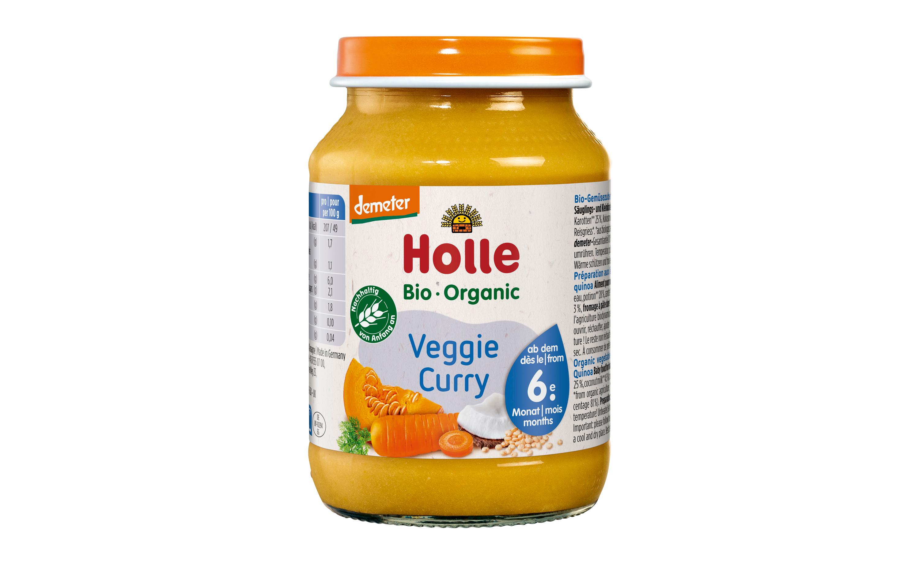 Gemüse Veggie Curry 190 gBio-Gemüsezubereitung