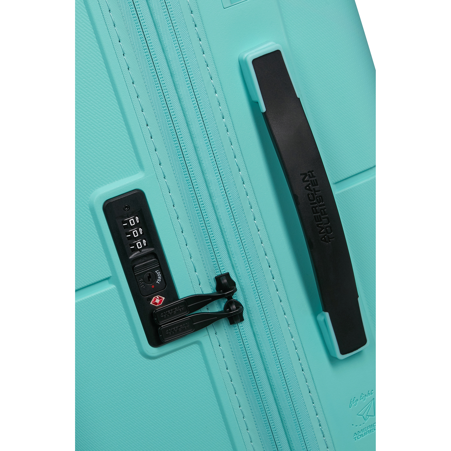 American Tourister Dashpop Spinner 67 Exp aqua sky