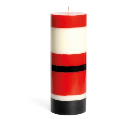 Stumpenkerze Weihnachtsmann