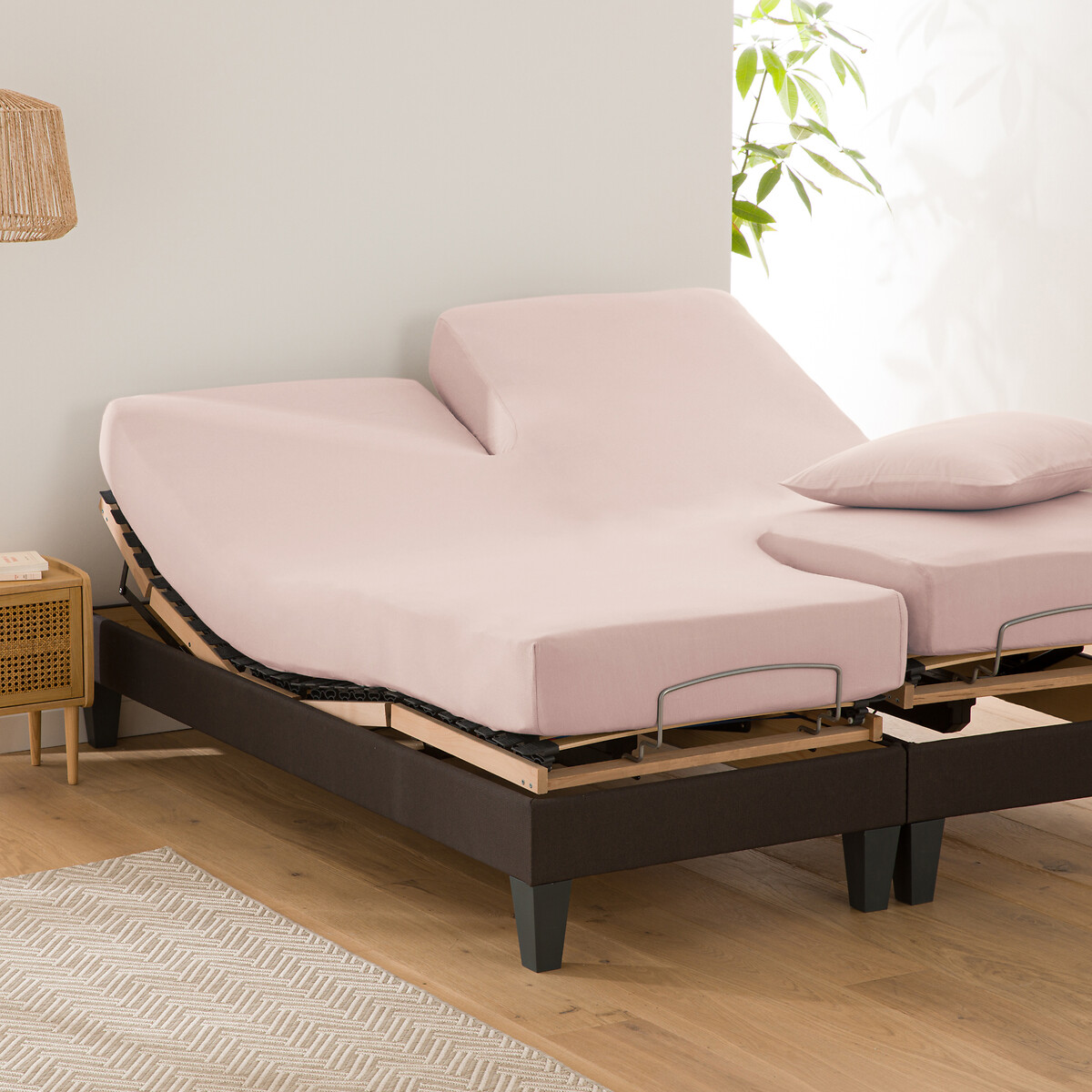 LA REDOUTE INTERIEURS<br>Lençol de malha com elástico, base de cama ajustável, Scenario