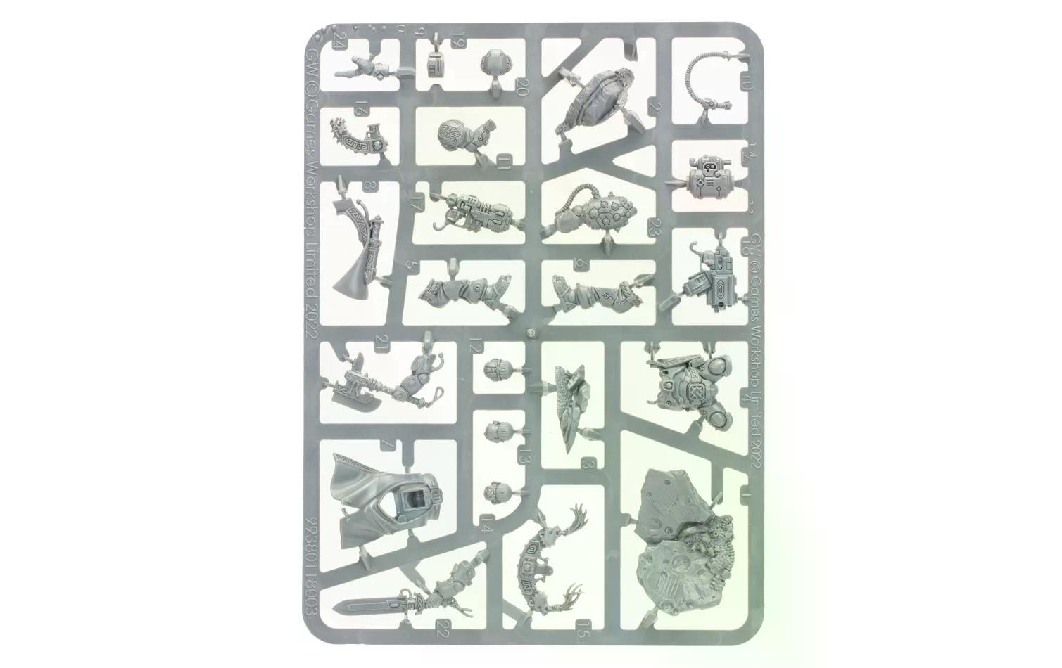 Figur Warhammer 40.000 Uthar der VorherbestimmteWarhammer 40.000 Miniatur Leagues of Votann: Ûthar the Destined