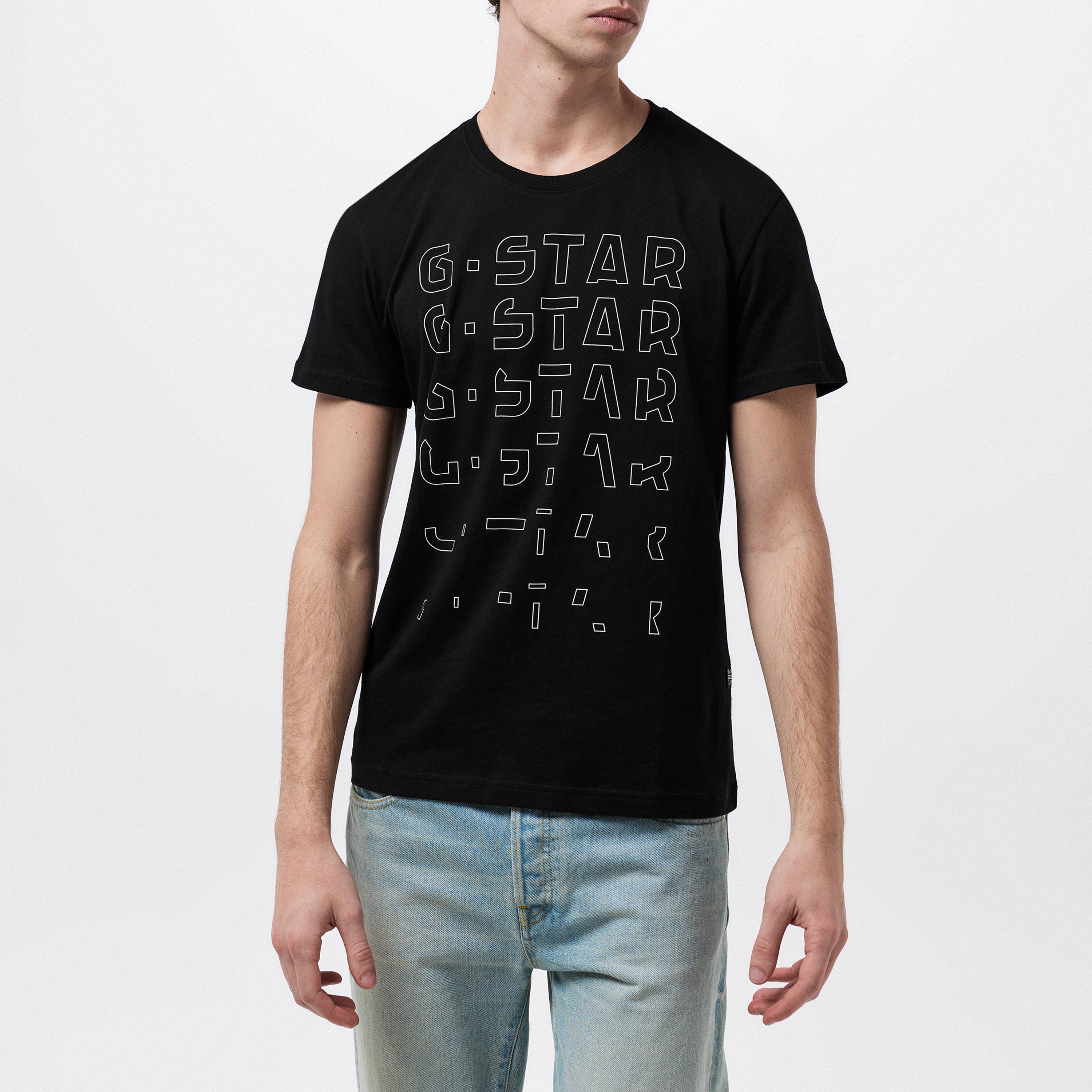 G Star Gradient Graphic T Shirt