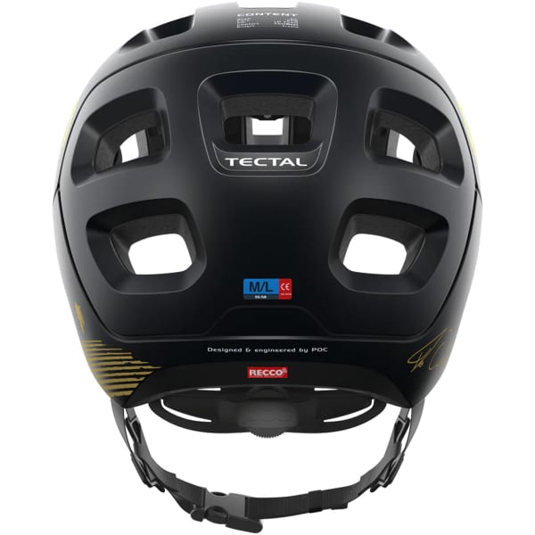 Casque VTT POC TECTAL FABIO ED. URANIUM BLACK MATT/GOLD