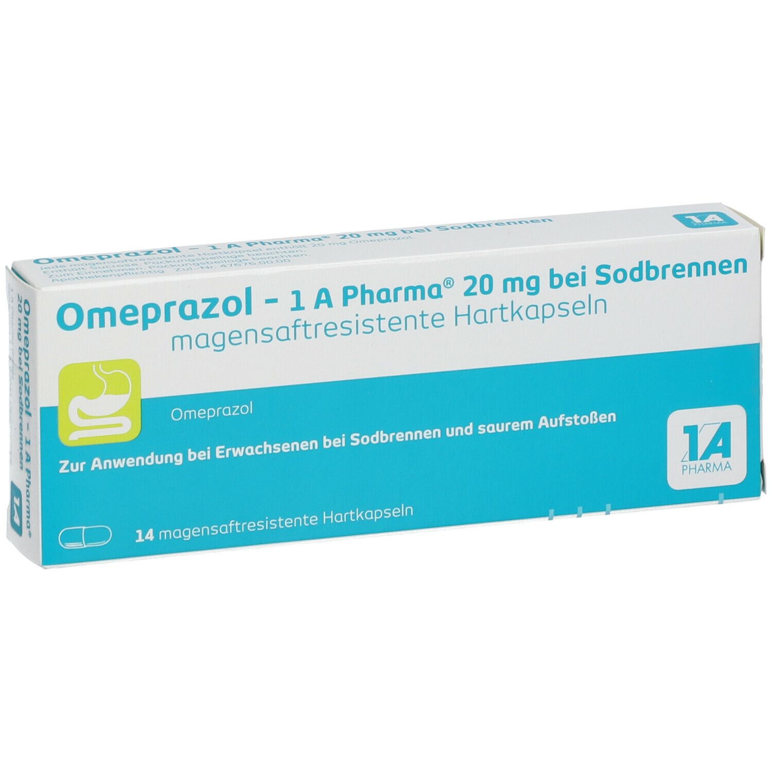 Omeprazol - 1 A Pharma® 20 mg bei Sodbrennen
