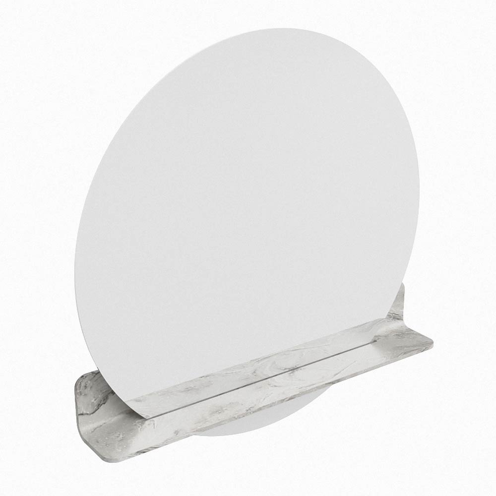 Mondiaz Spot spiegel rond Ø80cm met planchet glace