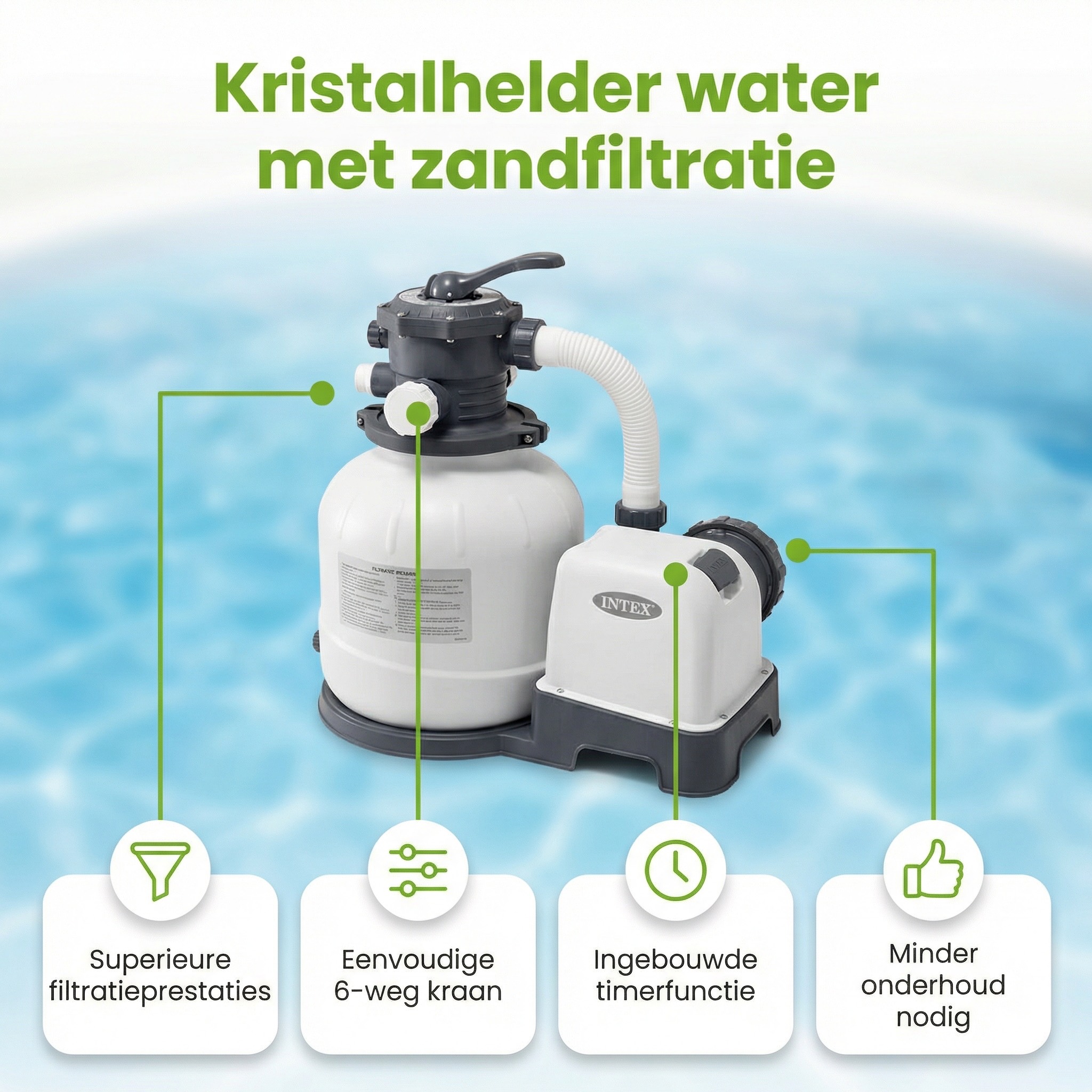 Intex ultra xtr 732x132cm zwembad – 5-delig