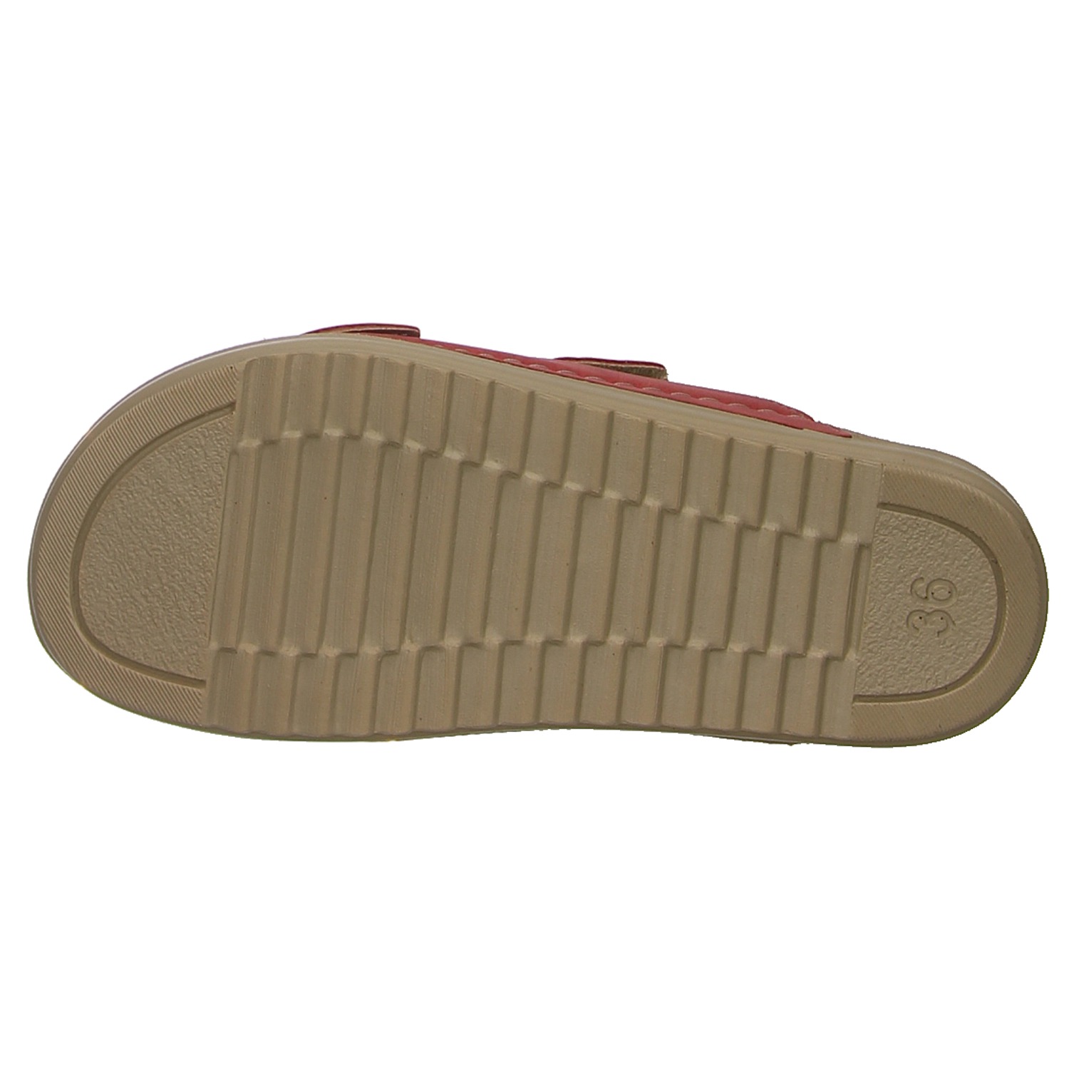 Fischer Pantoletten rot rot
