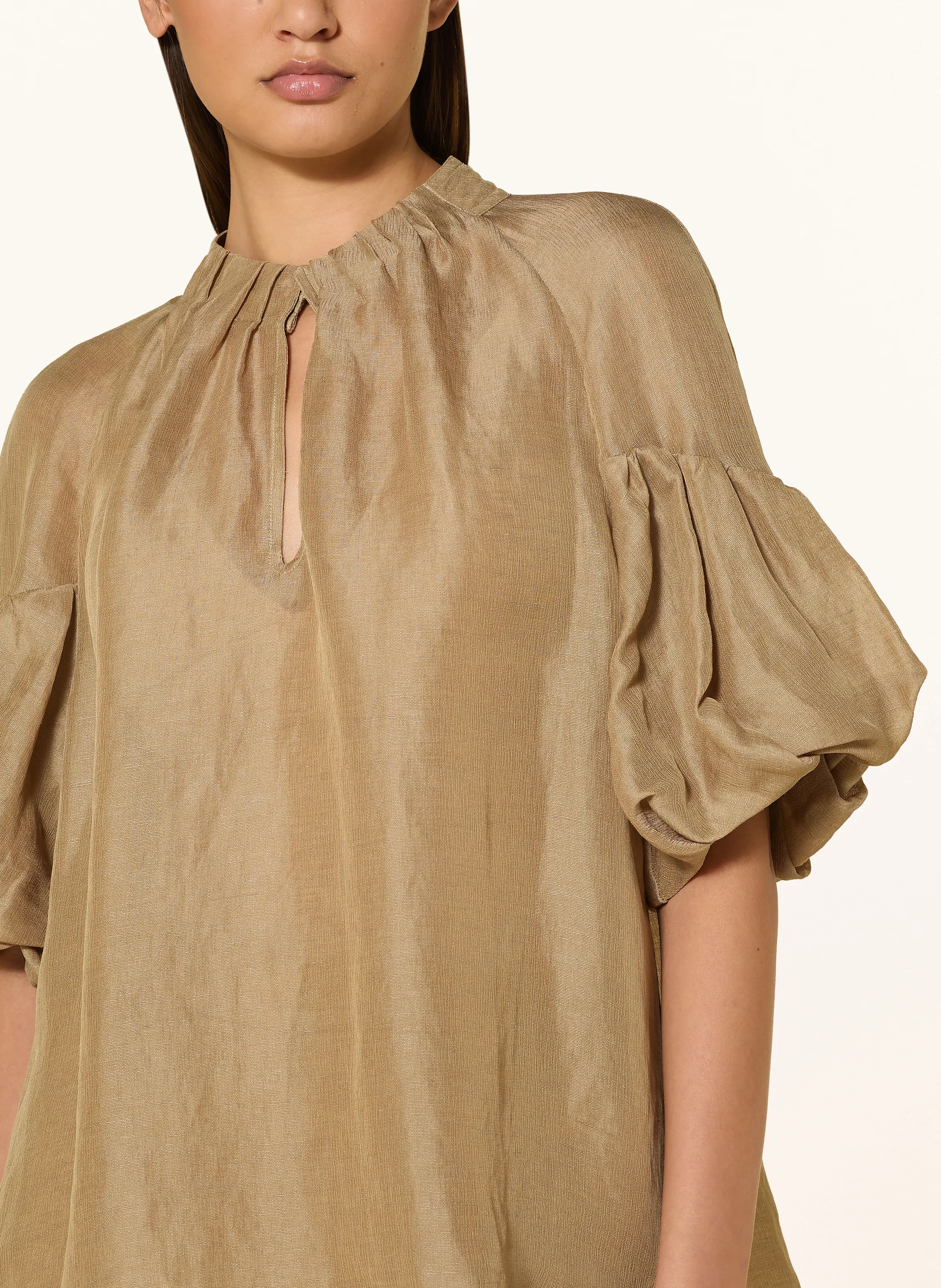 MARC CAIN Blusenshirt mit Leinen