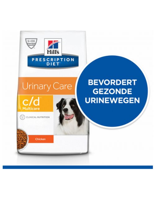 Hill's Prescription Diet C\/D Multicare Urinary Care Zak Kip - Hondenvoer