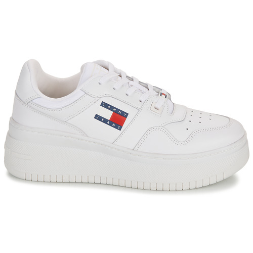 Tommy Jeans - TJW RETRO BASKET FLATFORM ESS - Blanc