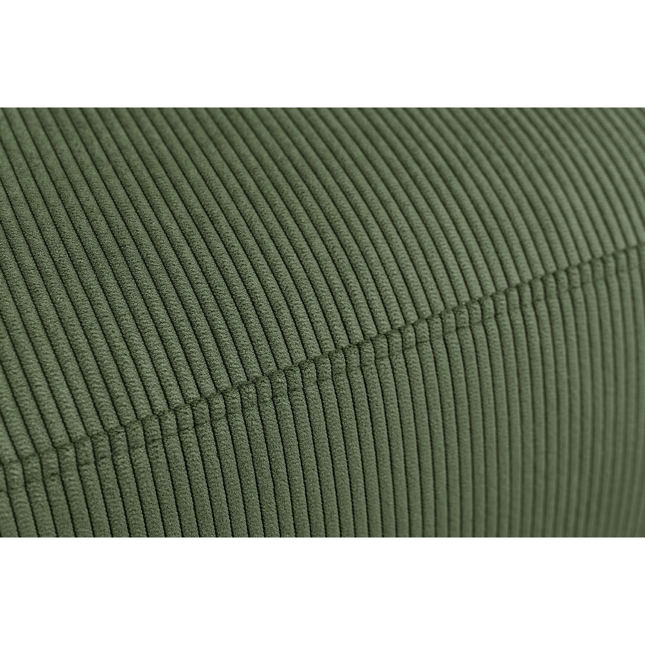 Bobochic Canapé d'angle fixe droit Enjoy vert - 237x147x95 cm