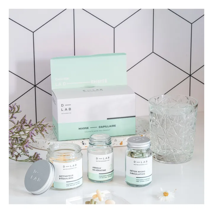 D-LAB NUTRICOSMETICS Programme Masse-Capillaire - 1 mois