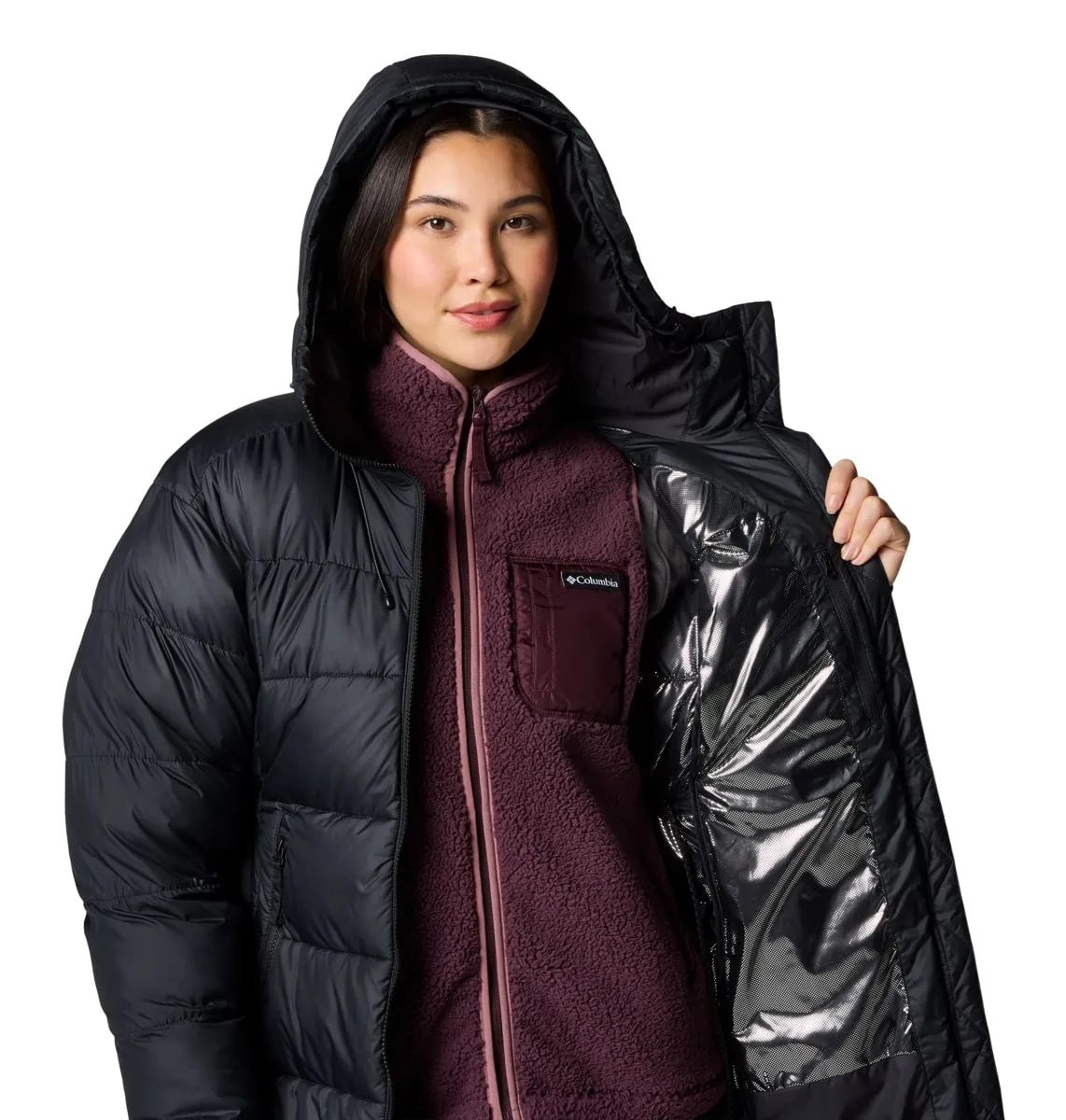 Columbia Pike Lake Ii Long Jacket Black
