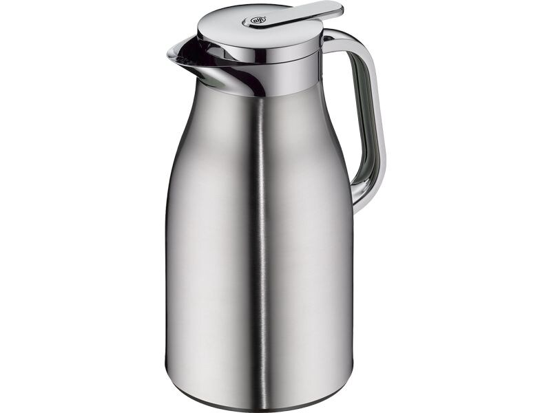 Alfi Thermoskanne Skyline 1000 ml, Silber Karaffe aus Edelstahl