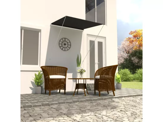 Auvent rétractable 100x150 cm Anthracite