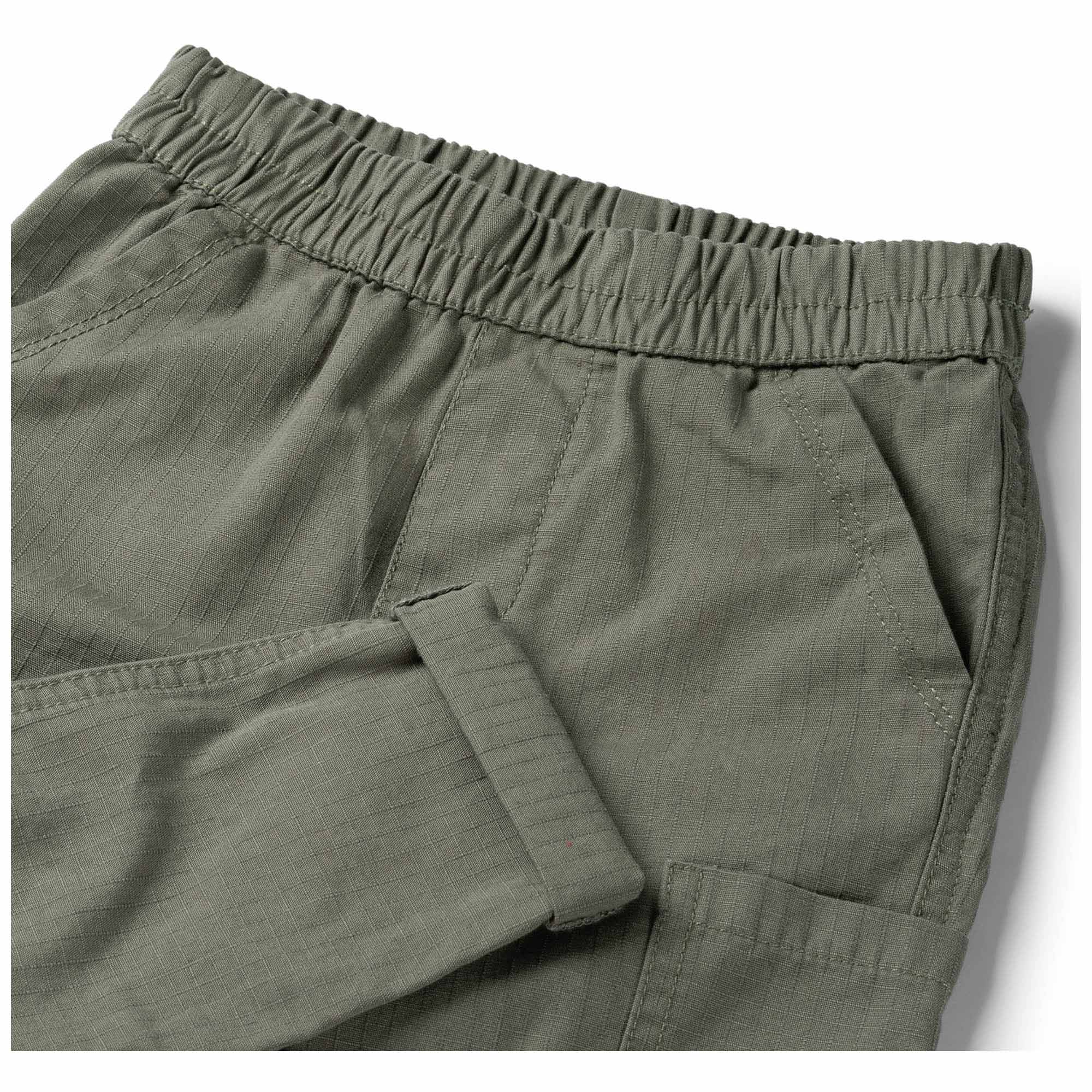 Prénatal peuter broek  effen groen