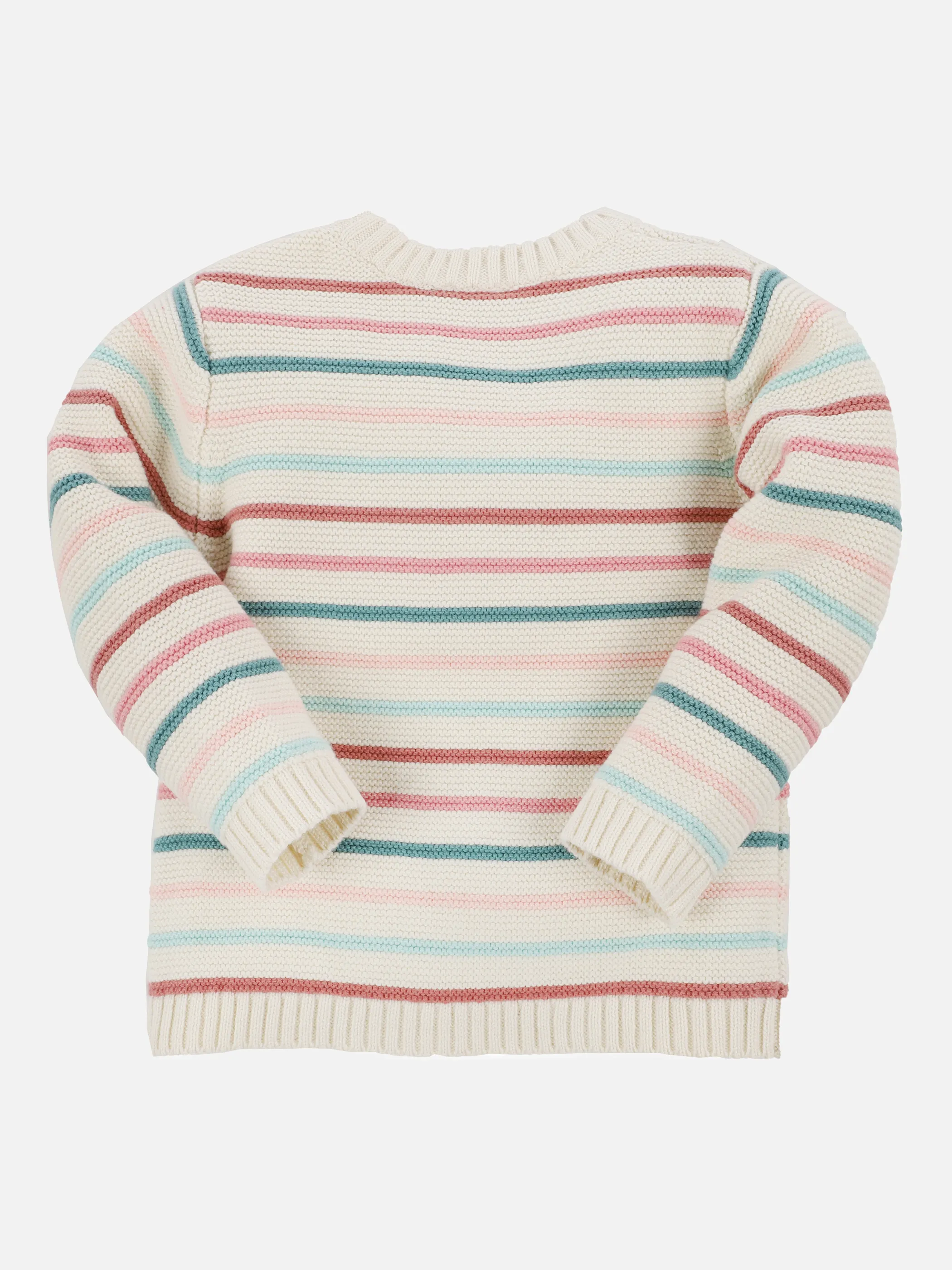 Mädchen Strickpullover mit Streifen
