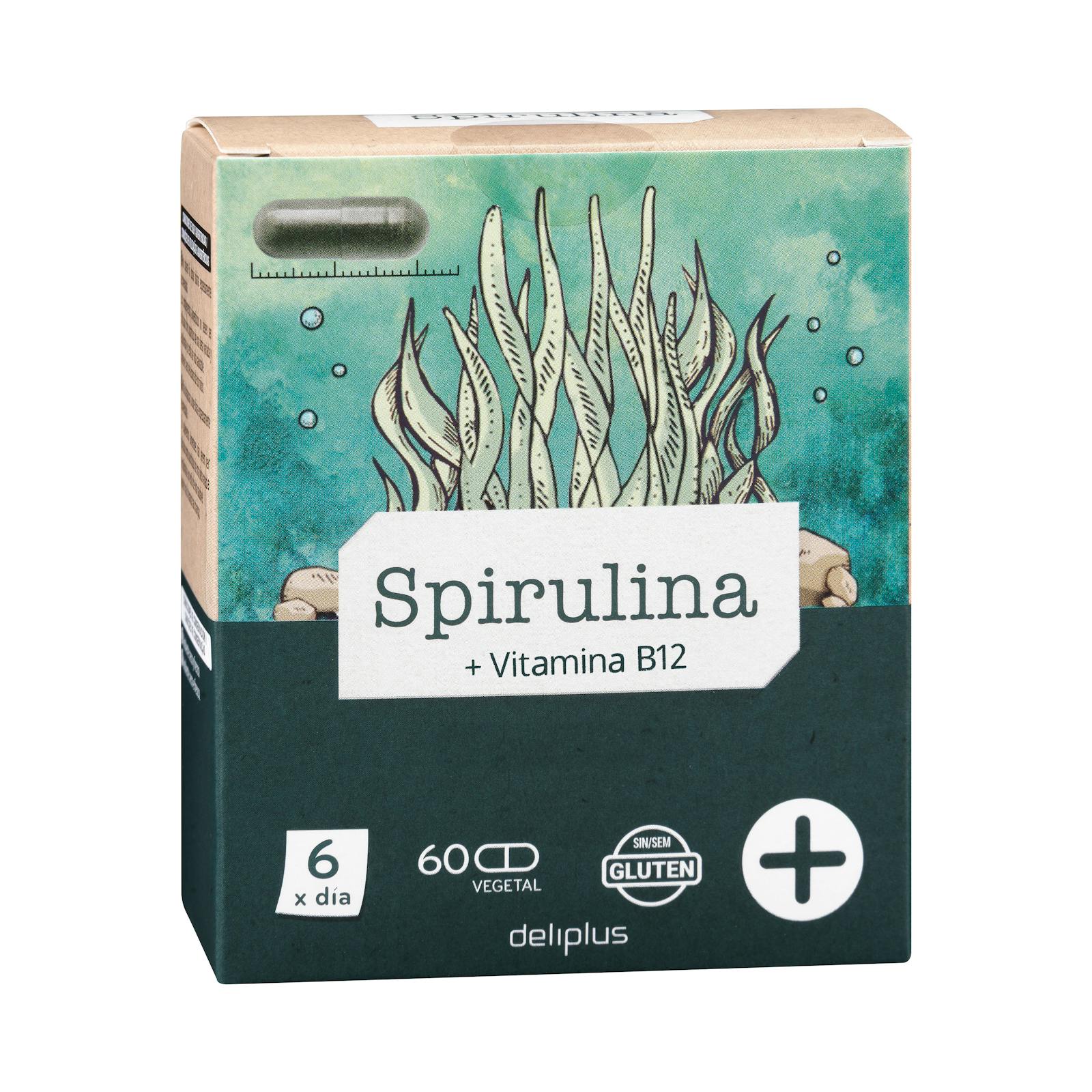Capsules Deliplus Spiruline + vitamine B12