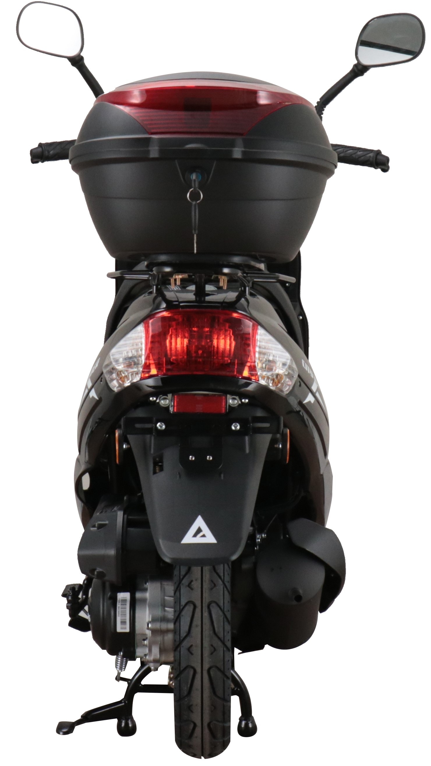 Alpha Motors Motorroller CityLeader 50 ccm 45 kmh EURO 5 schwarz inkl. Topcase