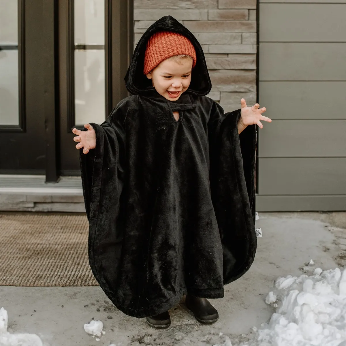 Bébé Ô Chaud Poncho Minky 4 Saisons 0-6ans