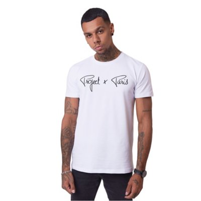 Tee-shirt à manches courtes homme Basic Broderie PROJECT X PARIS
