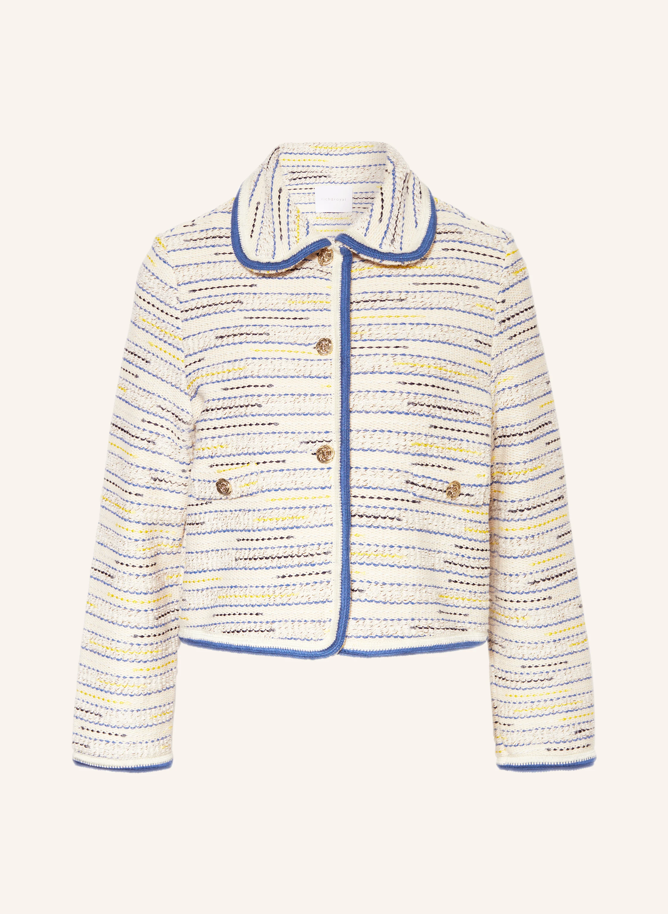 Rich & Royal Kastenjacke mit Glitzergarn