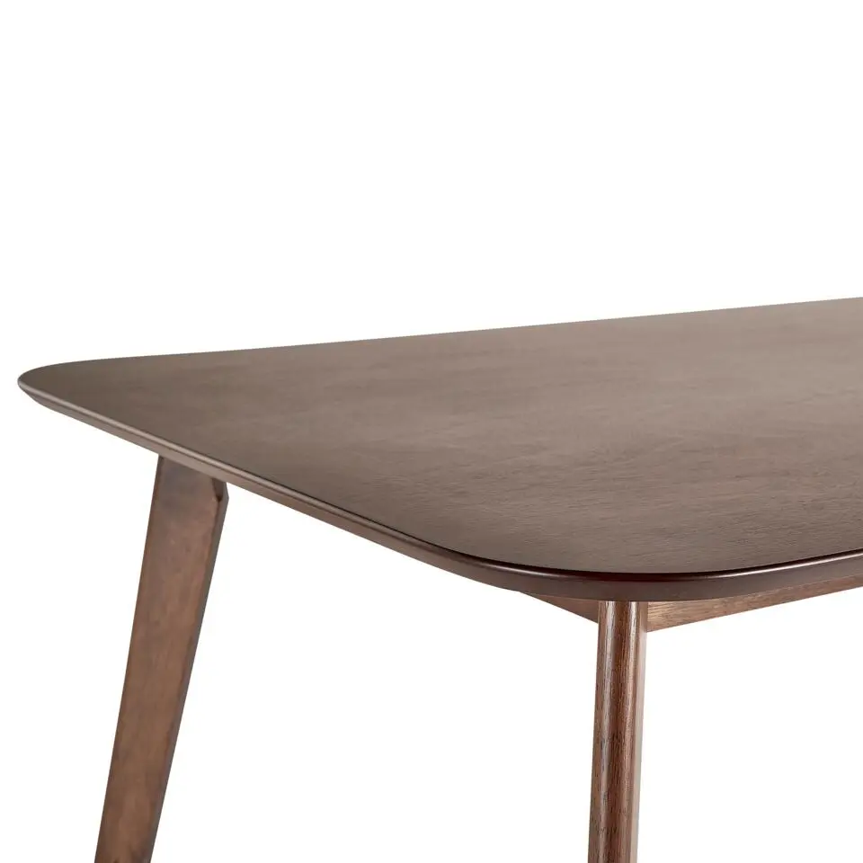 EPHRATA - Eettafel - Donkere houtkleur - 90 x 150 cm - MDF