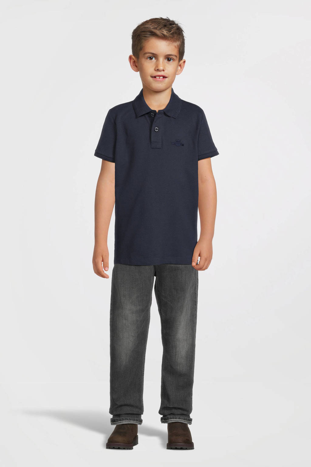 REPLAY polo donkerblauw
