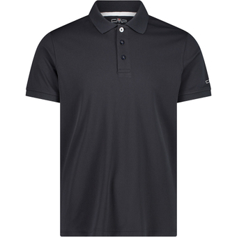 CMP Piqué Poloshirt Antracite / Bianco Herren