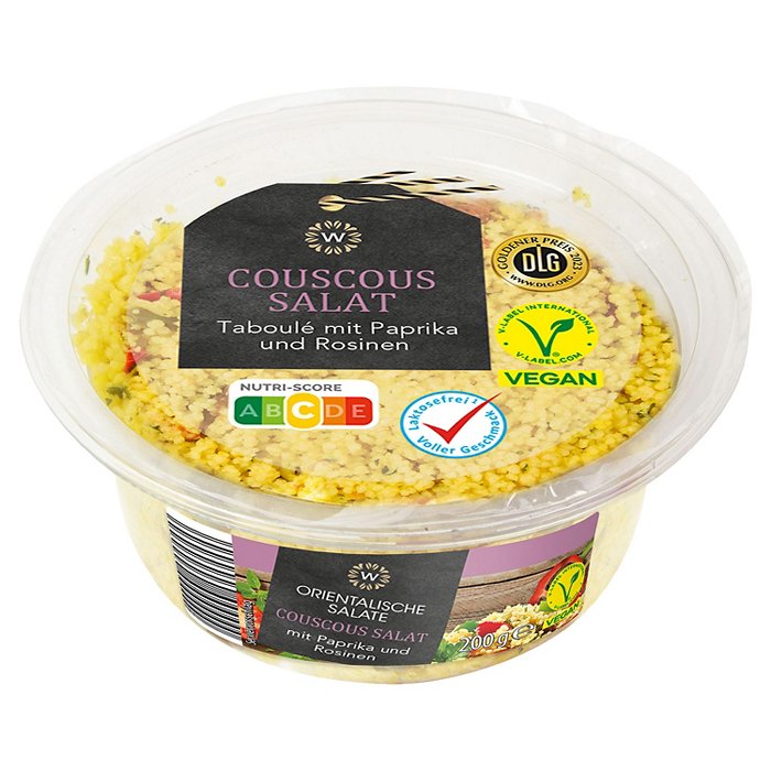 WONNEMEYER Orientalischer Salat 200 g, Couscous-Rosine