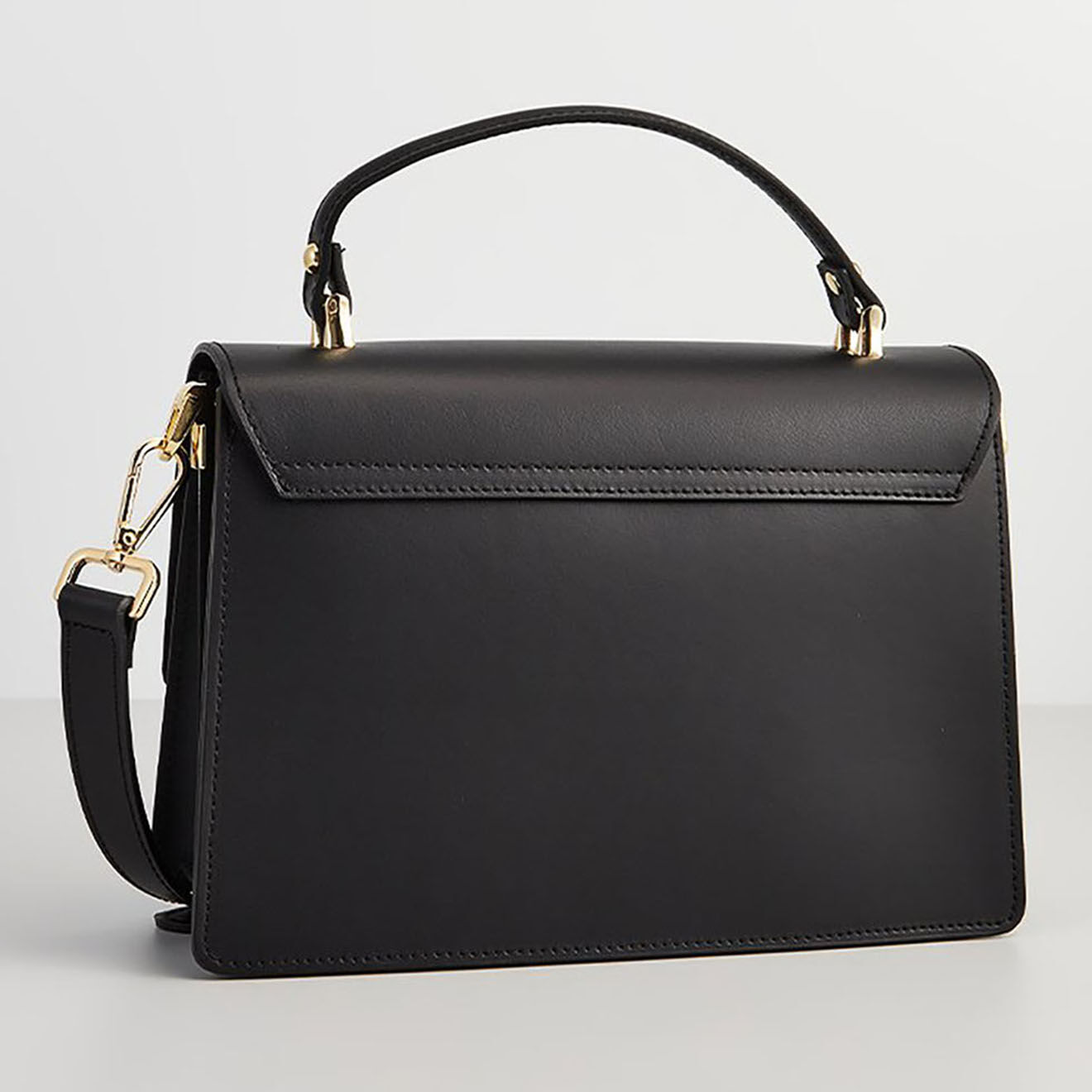 Christian Laurier Sac bandoulière en Cuir Mini Emma noir - 21x16x8 cm