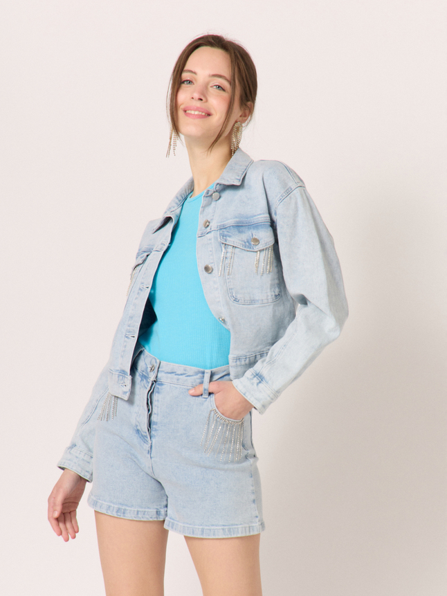 Veste en jean indio