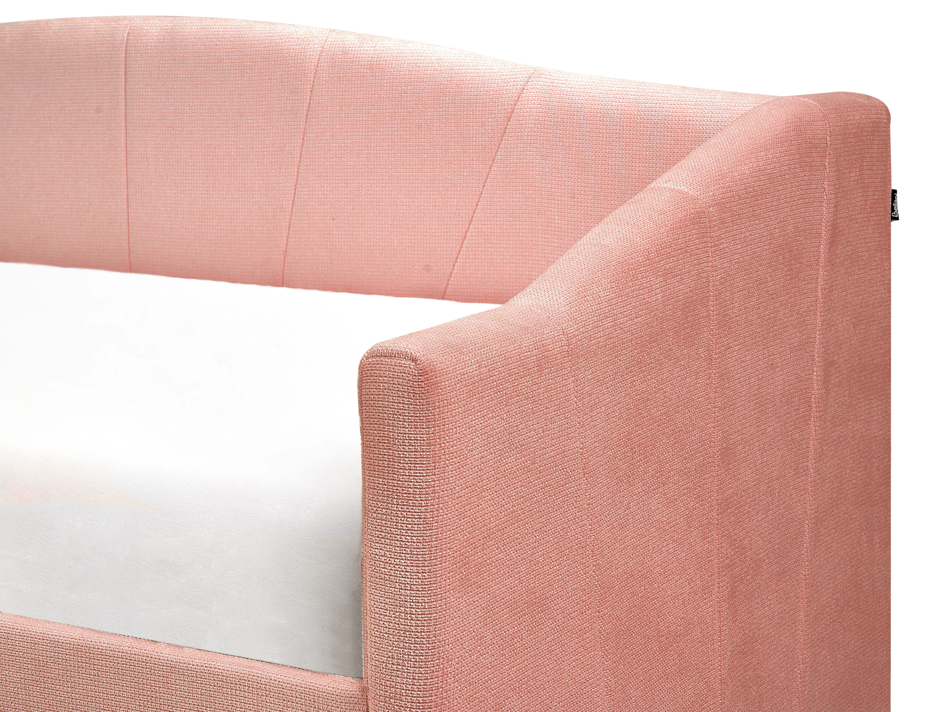 Bedbank met opbergruimte Stof VITTEL 90 x 200 cm Roze