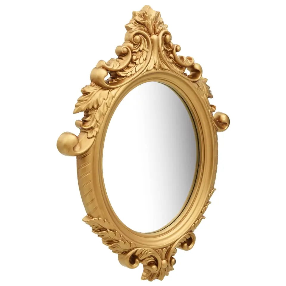 vidaXL - Wandspiegel - Goud - Glas