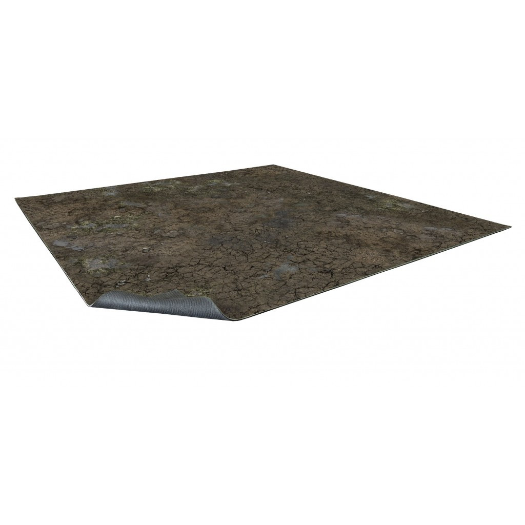 Battle Systems - Muddy Streets Gaming Mat - 90x90cm