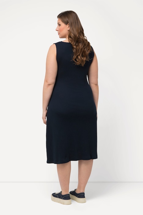 Bellieva-Kleid, Stillfunktion, Rippjersey, Wickeloptik, ärmellos