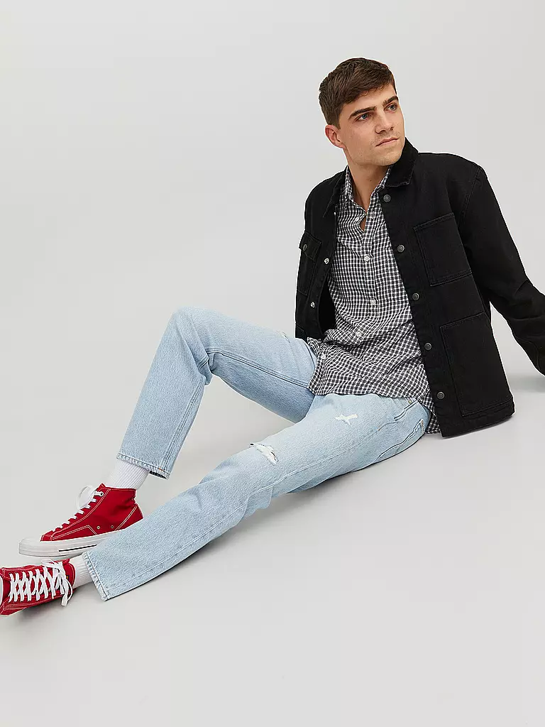 JACK & JONES Jeans JJICHRIS JJORIGINAL hellblau
