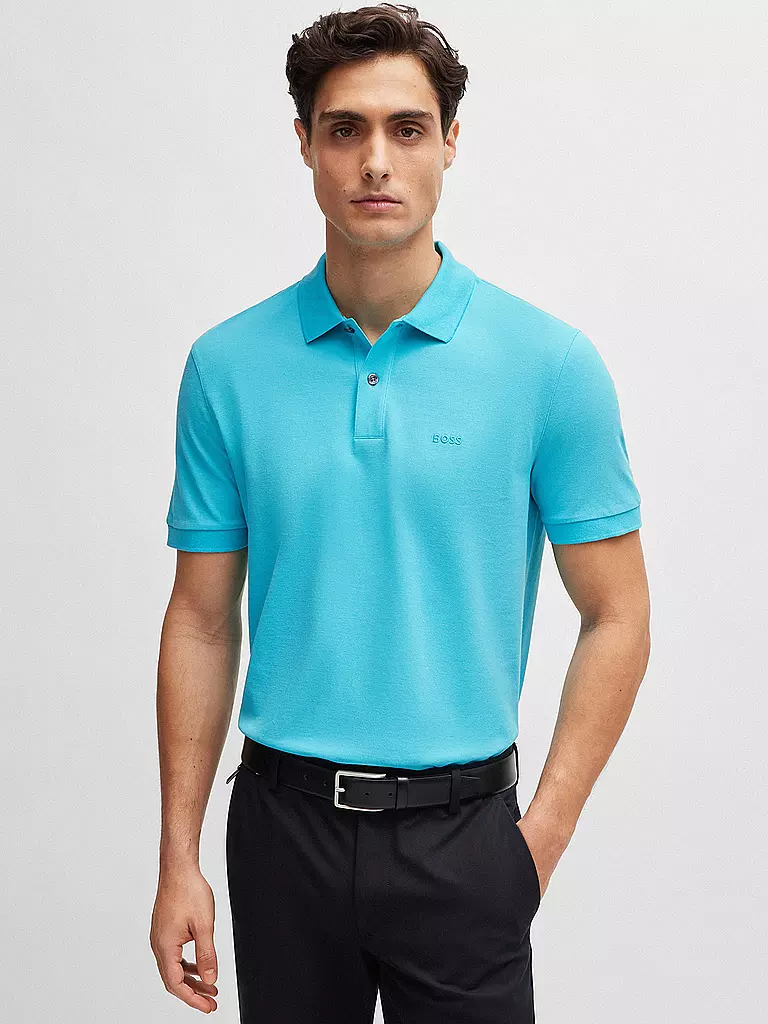 BOSS Poloshirt Regular Fit PALLAS türkis