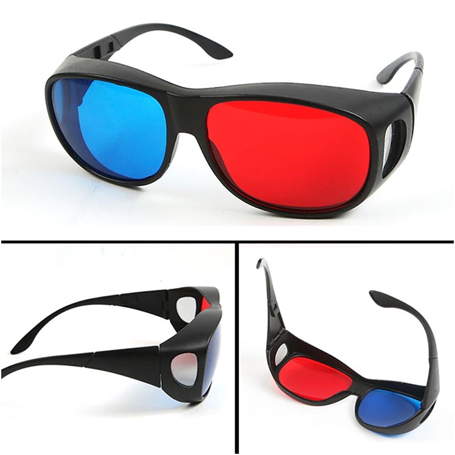TPFNet Anaglyphenbrille 3D Brille Kunststoff Schwarz - 1 Stück