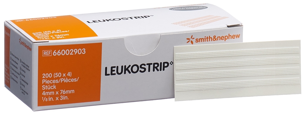 Leukostrip 4mmx76mm 4 Streifen 50 Stk