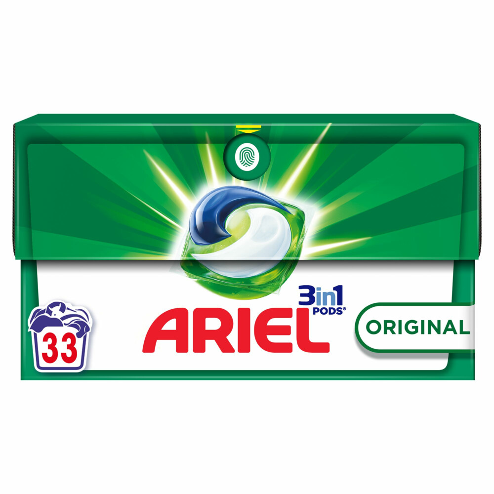 Ariel 3in1 Wasmiddel Pods Original33 stuks