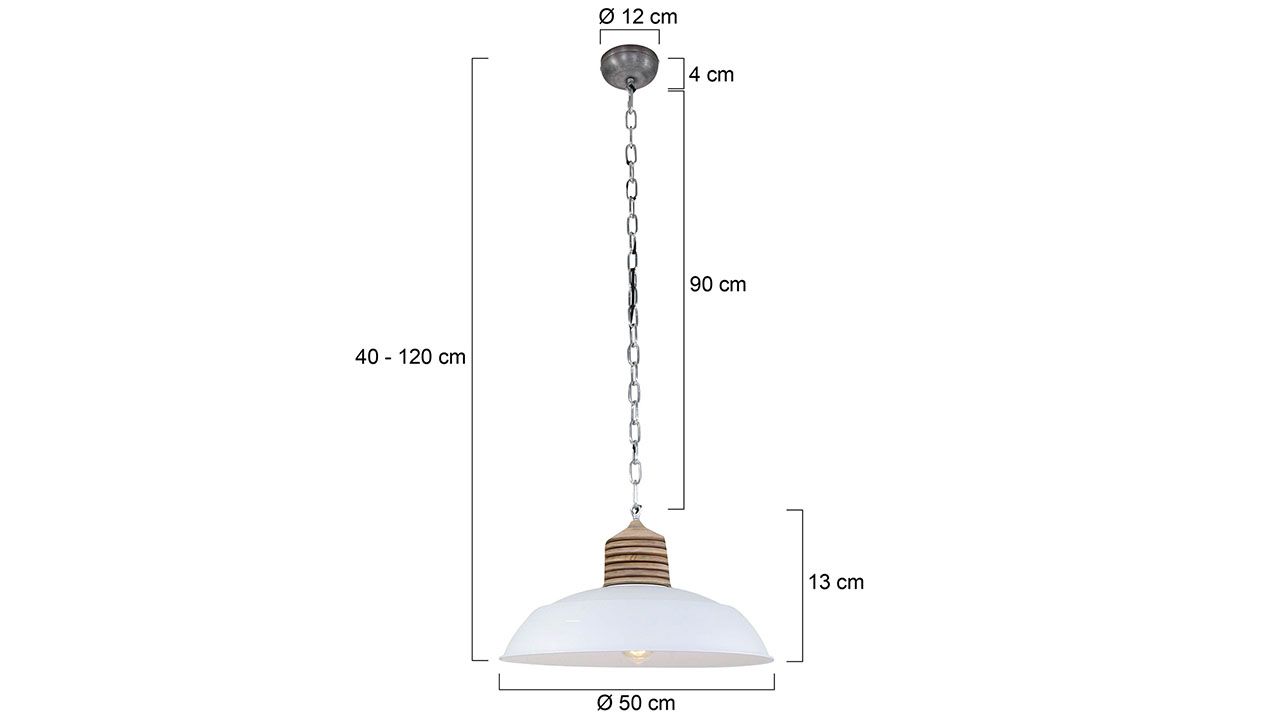 Hanglamp 7974W Mexlite B50 x D50 cm