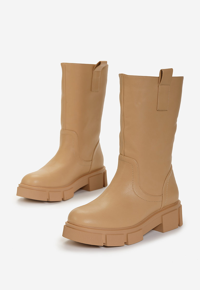 Bottes courtes femme brunes Sinorma