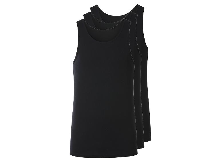 Set van 3 fijnrib heren hemden - Plus size