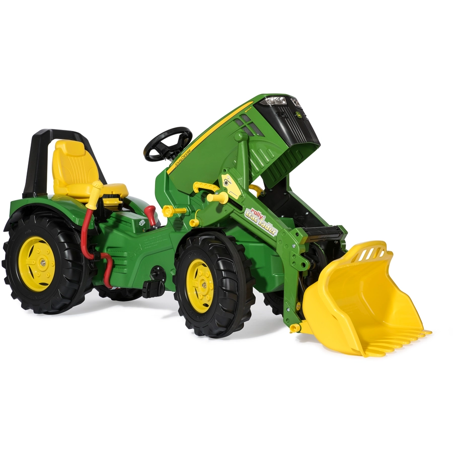 rolly®toys Kindertraktor rollyX - Trac Premium John Deere 8400R - rollyTrac Lader Premium, rollyBrake